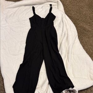 Elegant Black Sleeveless Jumpsuit